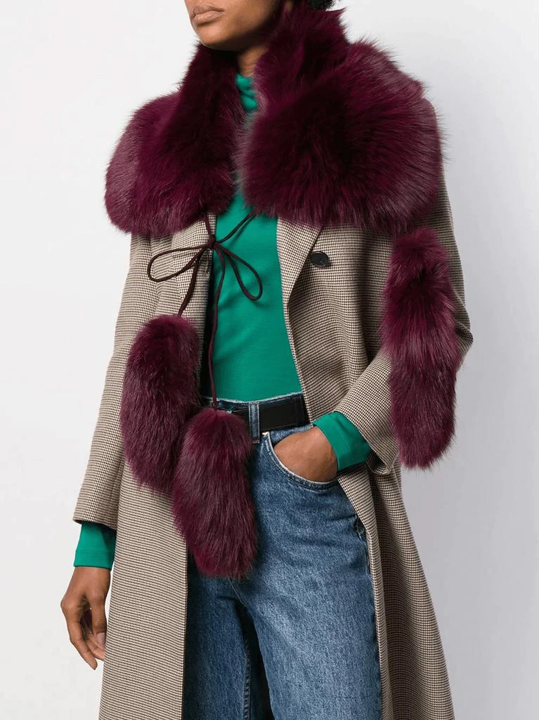 商品Gucci|GUCCI purple fur scarf,价格¥16691,第2张图片详细描述