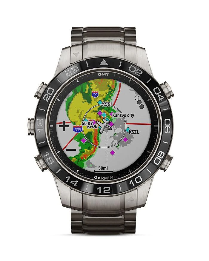 商品Garmin|MARQ Aviator Watch, 46mm,价格¥14516,第5张图片详细描述