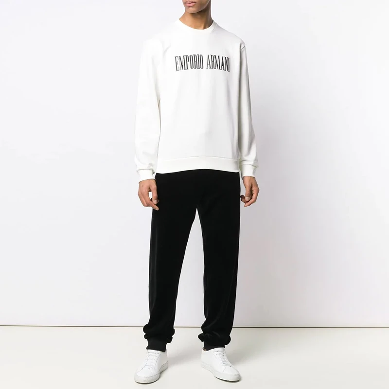 Emporio Armani 安普里奥 阿玛尼 米白色男士长袖卫衣 3G1M63-J07Z-0129 商品