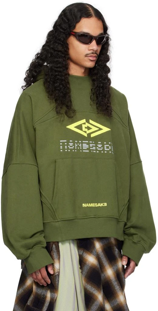 商品NAMESAKE|Green Chester Pullover Hoodie,价格¥1343,第2张图片详细描述