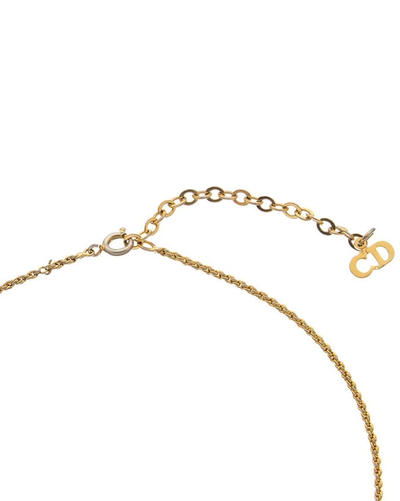 商品[二手商品] Dior|Dior Plated CD Logo Pendant Necklace (Authentic Pre-Owned),价格¥1596,第3张图片详细描述