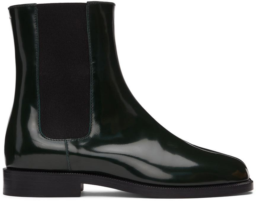 商品MAISON MARGIELA|Green Beatles Tabi Boots,价格¥8158,第1张图片