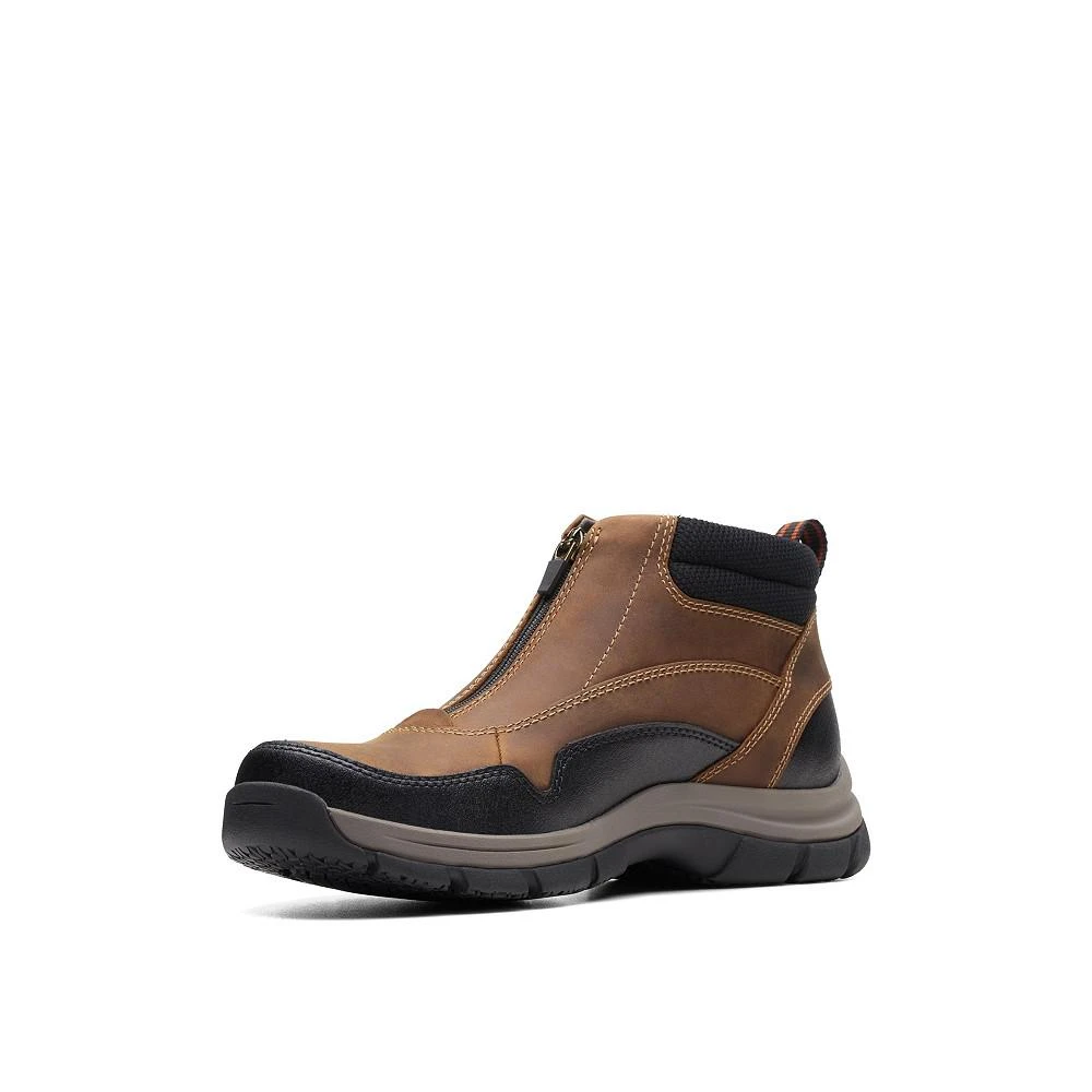 商品Clarks|Men's Collection Walpath Zip Leather Slip On Boots,价格¥1052,第5张图片详细描述