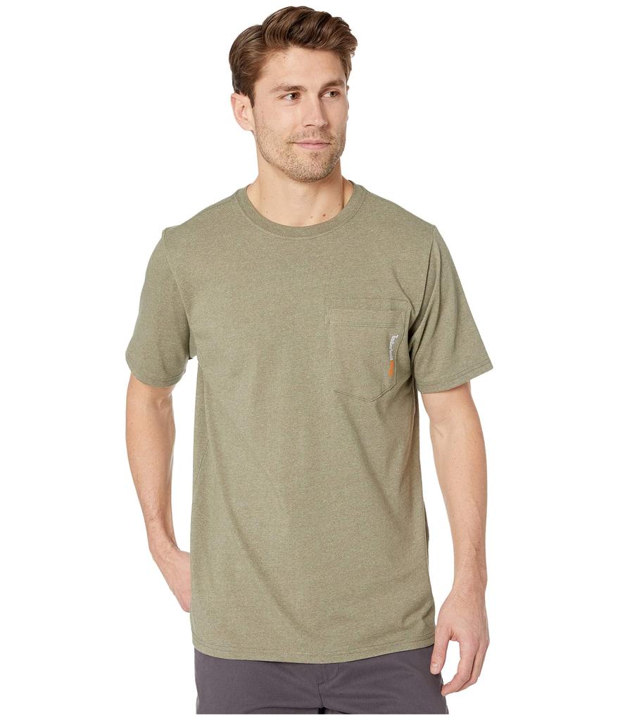 Base Plate Blended Short Sleeve T-Shirt商品第1张图片规格展示