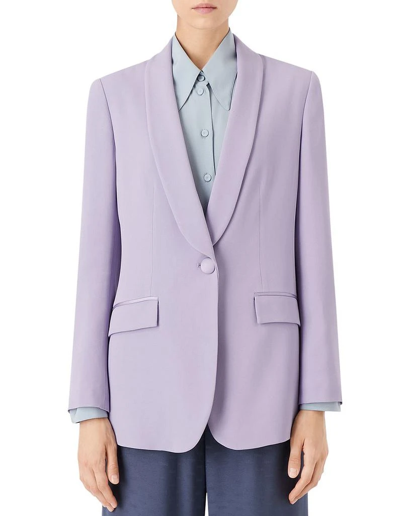 商品Emporio Armani|Shawl Lapel Jacket,价格¥4423,第1张图片