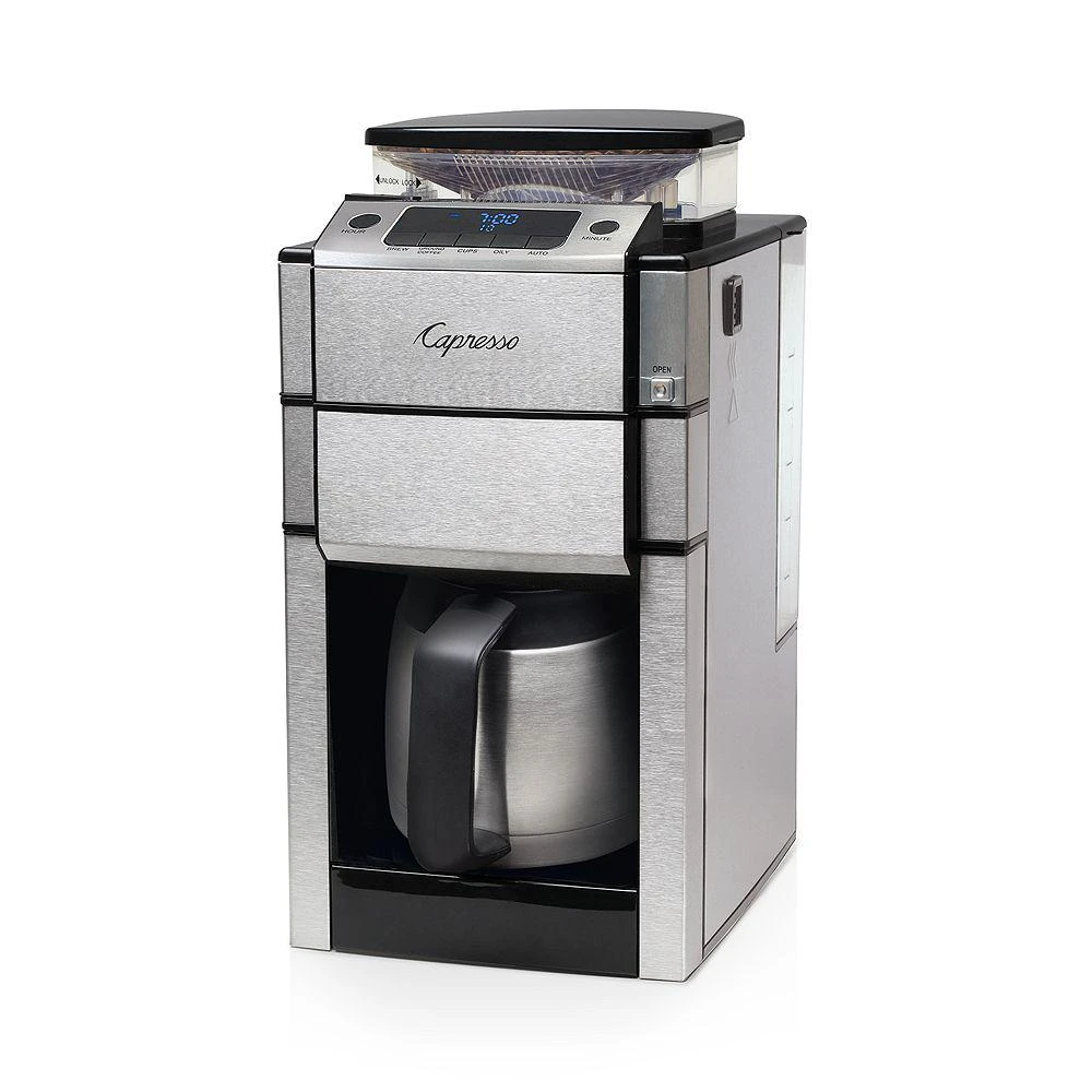 商品Capresso|Pro Plus Thermal Coffee Maker and Grinder,价格¥2015,第1张图片