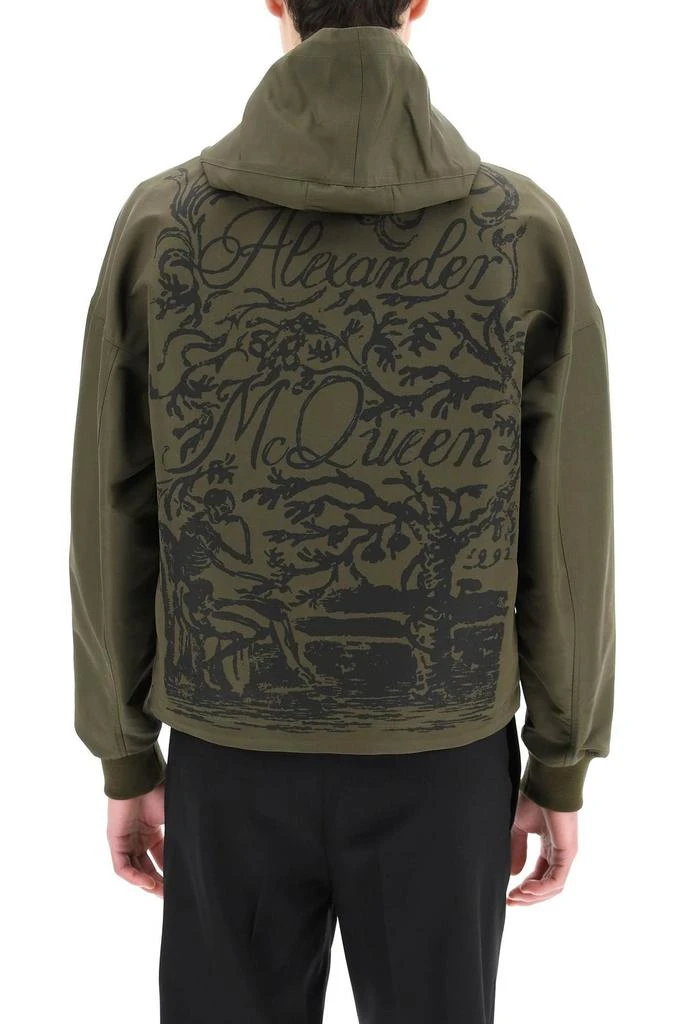 商品Alexander McQueen|Alexander McQueen Zipped Hooded Jacket,价格¥4871,第3张图片详细描述