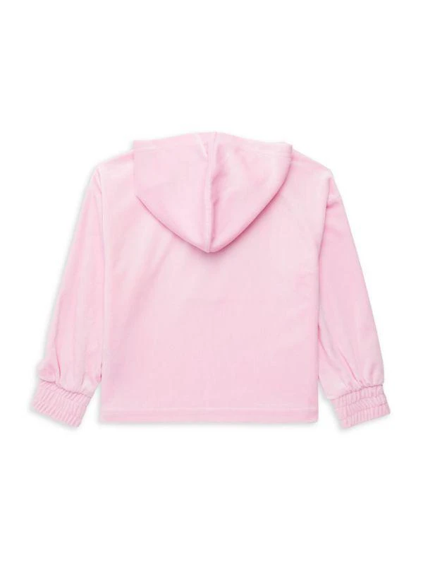 商品Juicy Couture|Little Girl's Velour Hoodie,价格¥136,第2张图片详细描述