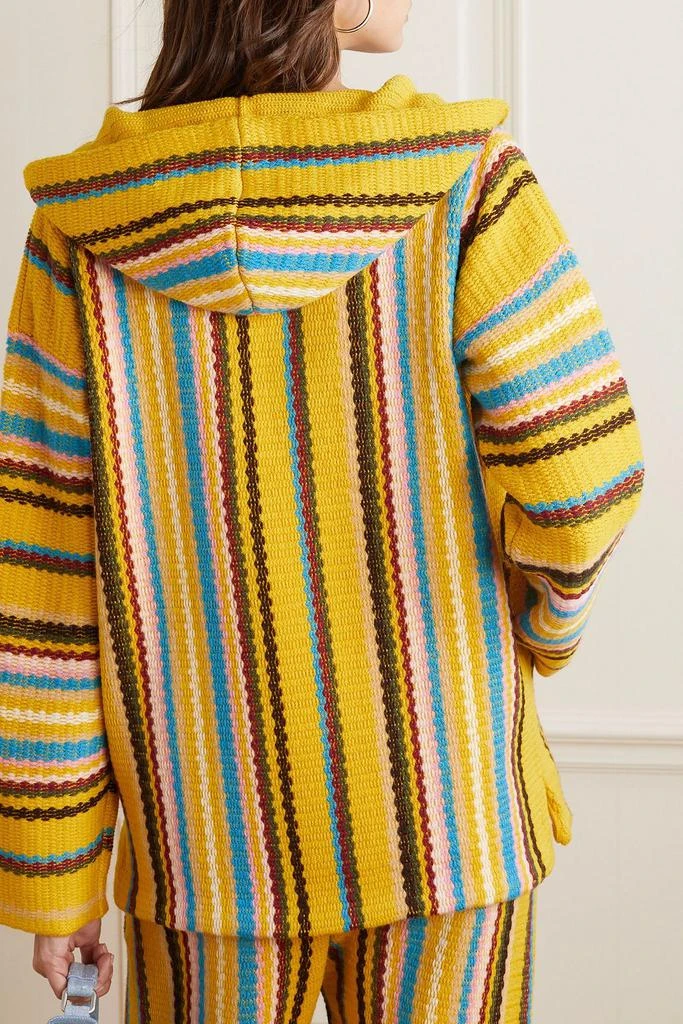 商品ALANUI|Follow Your Nature striped jacquard-knit wool poncho,价格¥4565,第3张图片详细描述