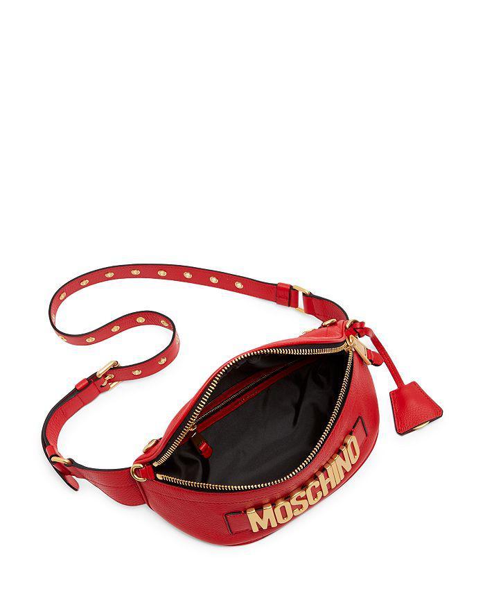 商品Moschino|Leather Belt Bag,价格¥5817,第5张图片详细描述