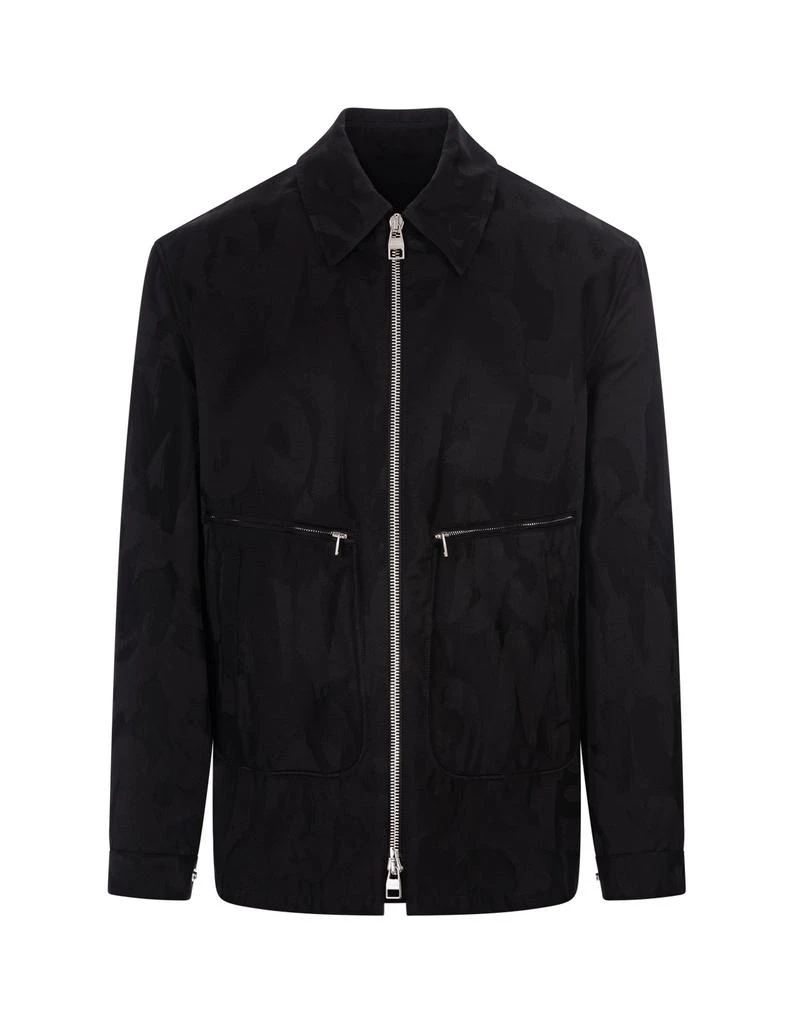 商品Alexander McQueen|Alexander McQueen Collared Zip-Up Jacket,价格¥5190,第1张图片