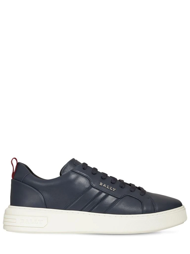 商品Bally|Logo Leather Sneakers,价格¥2895,第1张图片