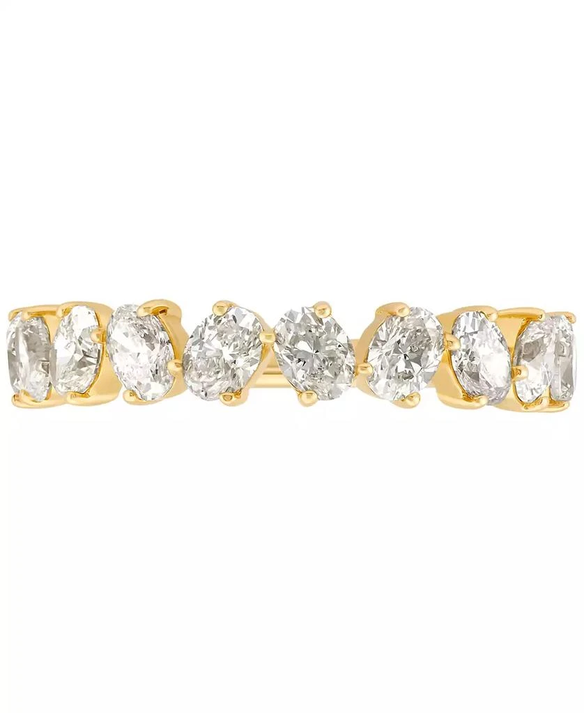 商品Macy's|Diamond Oval Band (1-1/2 ct. t.w.) in 14k Gold,价格¥17072,第3张图片详细描述