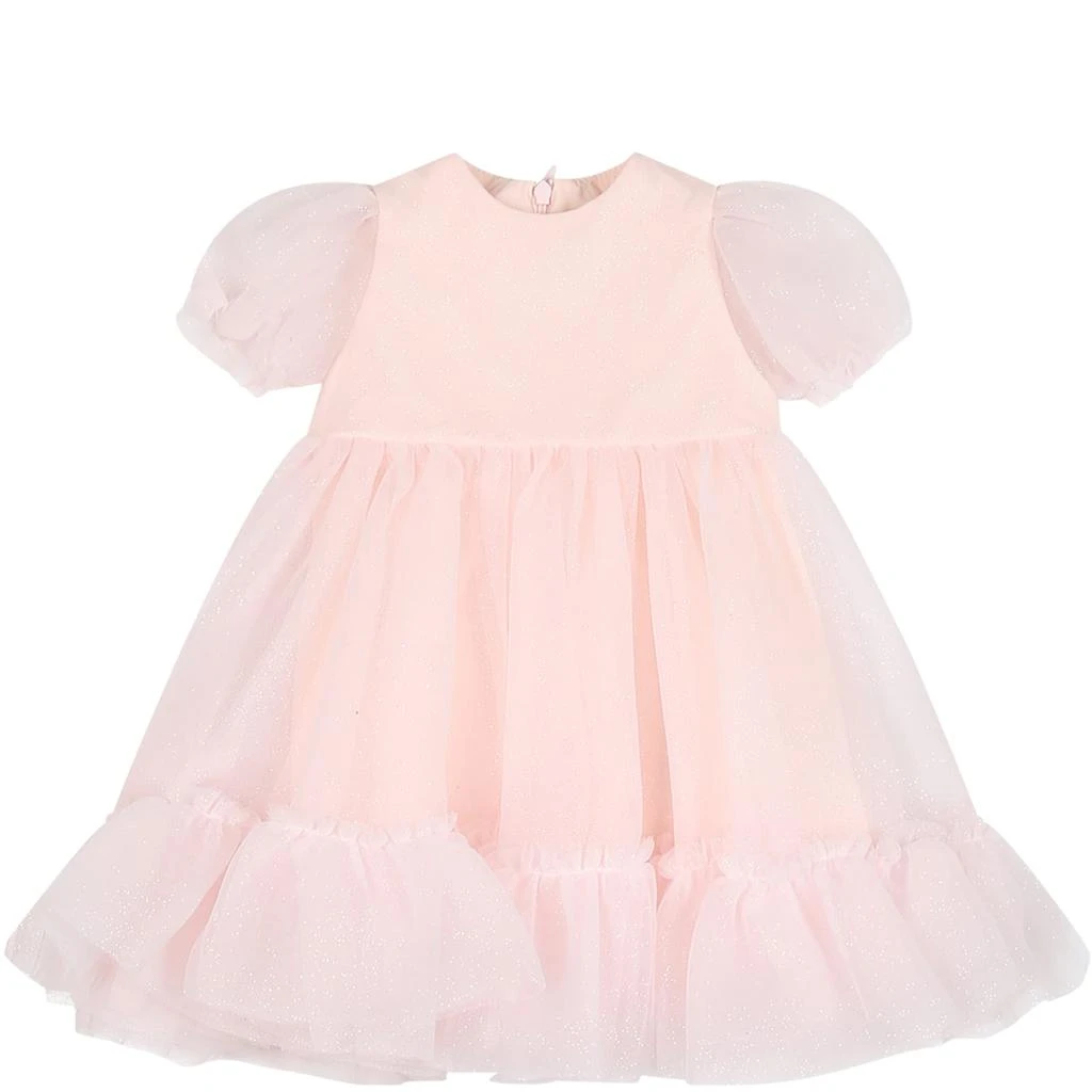 商品SIMONETTA|Pink Dress For Baby Girl,价格¥1977,第1张图片