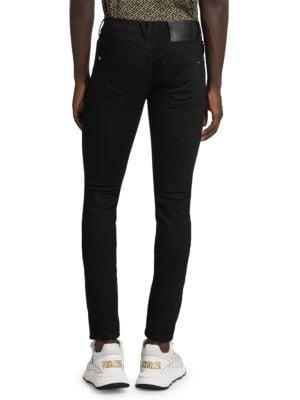 商品Versace|Skinny Stretch Five-Pocket Jeans,价格¥1689,第4张图片详细描述