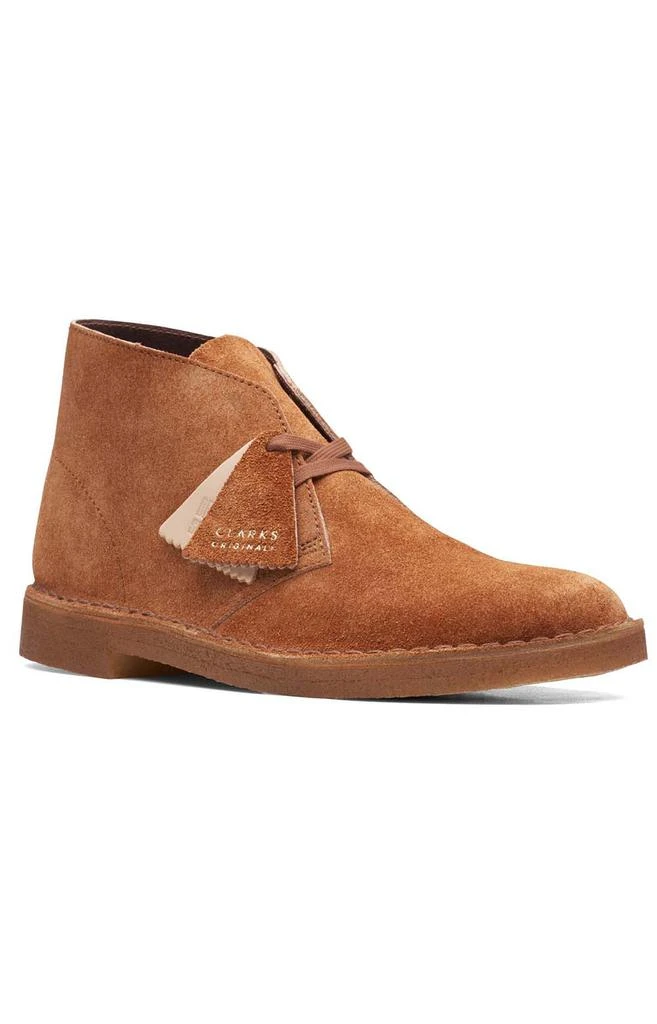 商品Clarks|(26168531) Desert Boots - Ginger Hairy Suede,价格¥854,第2张图片详细描述