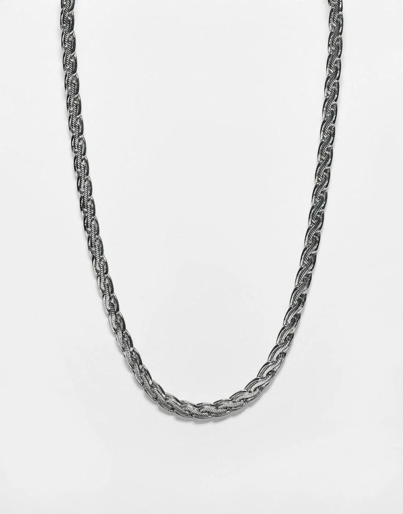 商品Reclaimed Vintage|Reclaimed Vintage inspired unisex everyday chain necklace in silver,价格¥88,第1张图片