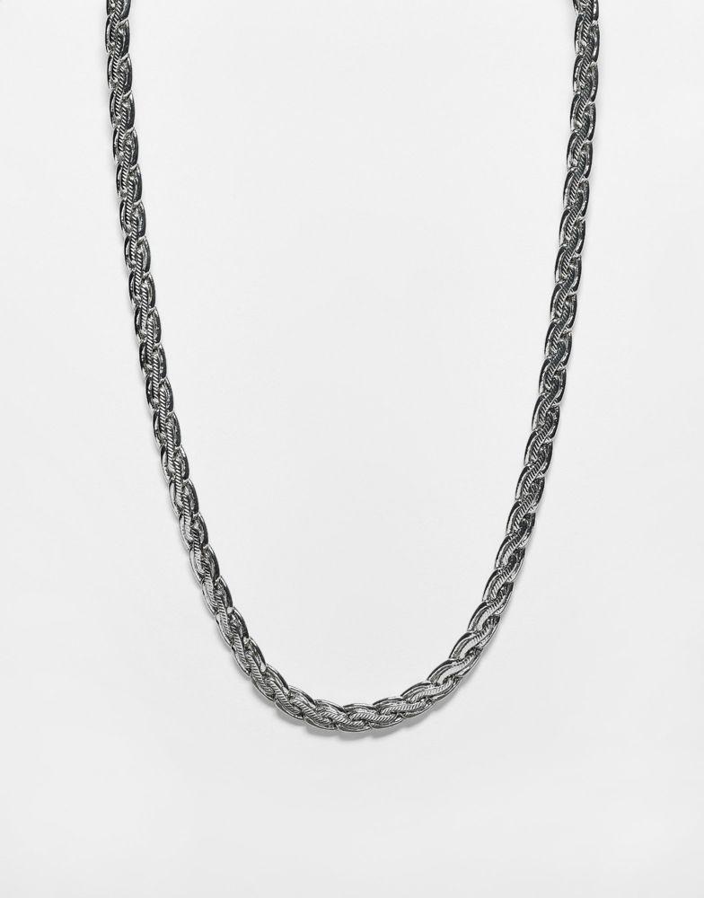 商品Reclaimed Vintage|Reclaimed Vintage inspired unisex everyday chain necklace in silver,价格¥81,第1张图片