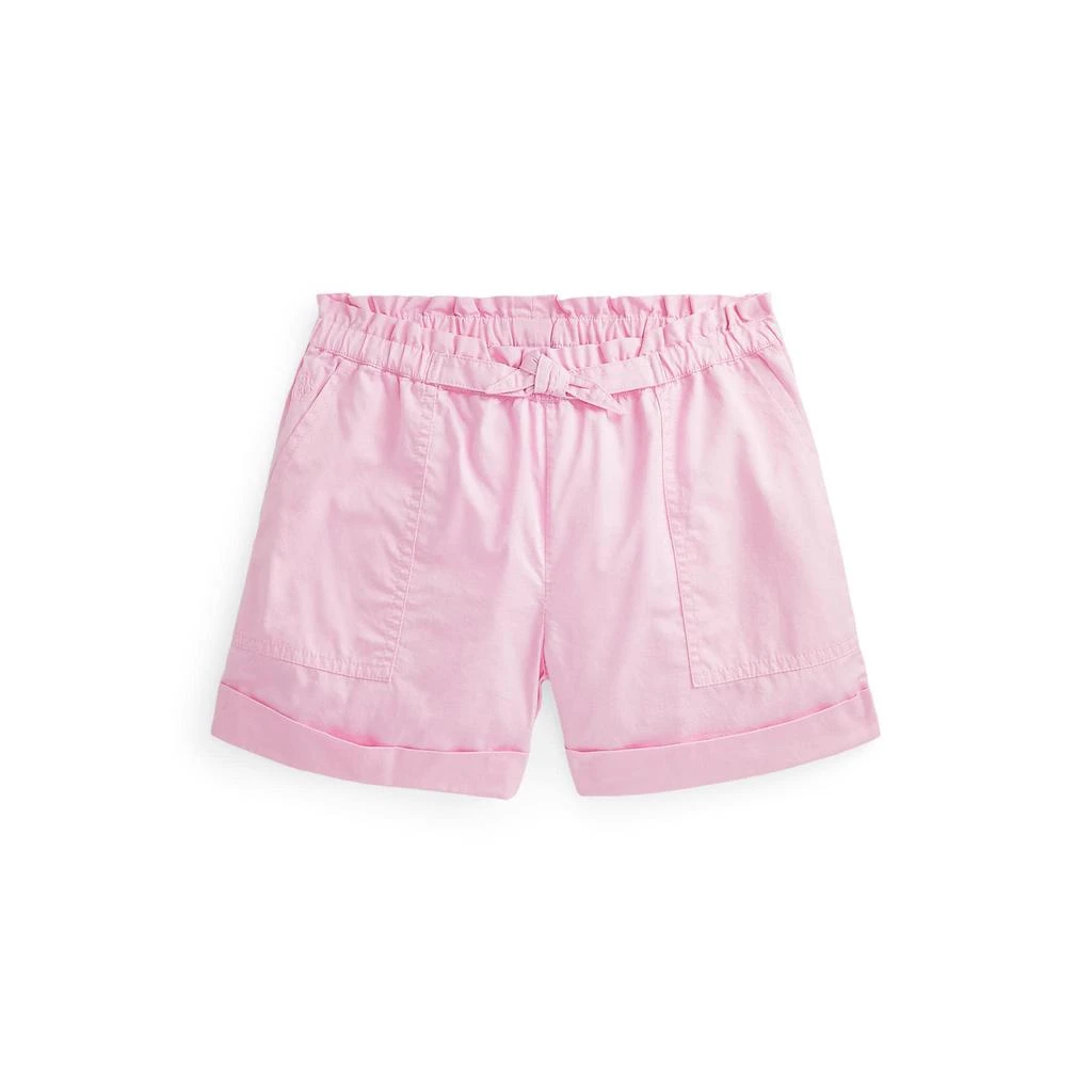 商品Ralph Lauren|Cotton Twill Paperbag Shorts (Big Kids),价格¥234,第1张图片