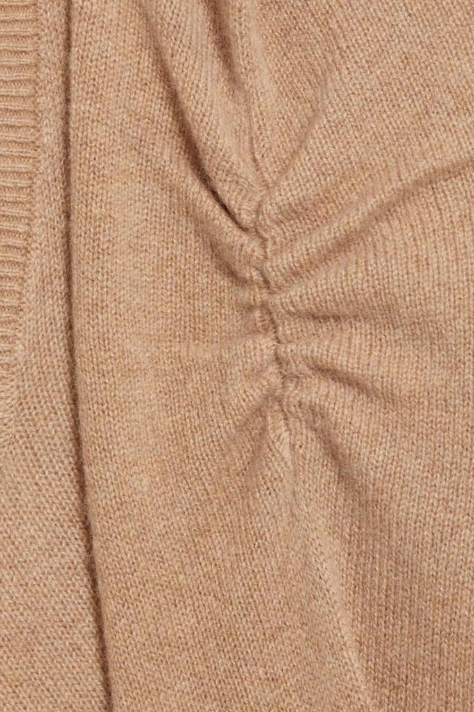Frankie ruched mélange cashmere sweater商品第4张图片规格展示