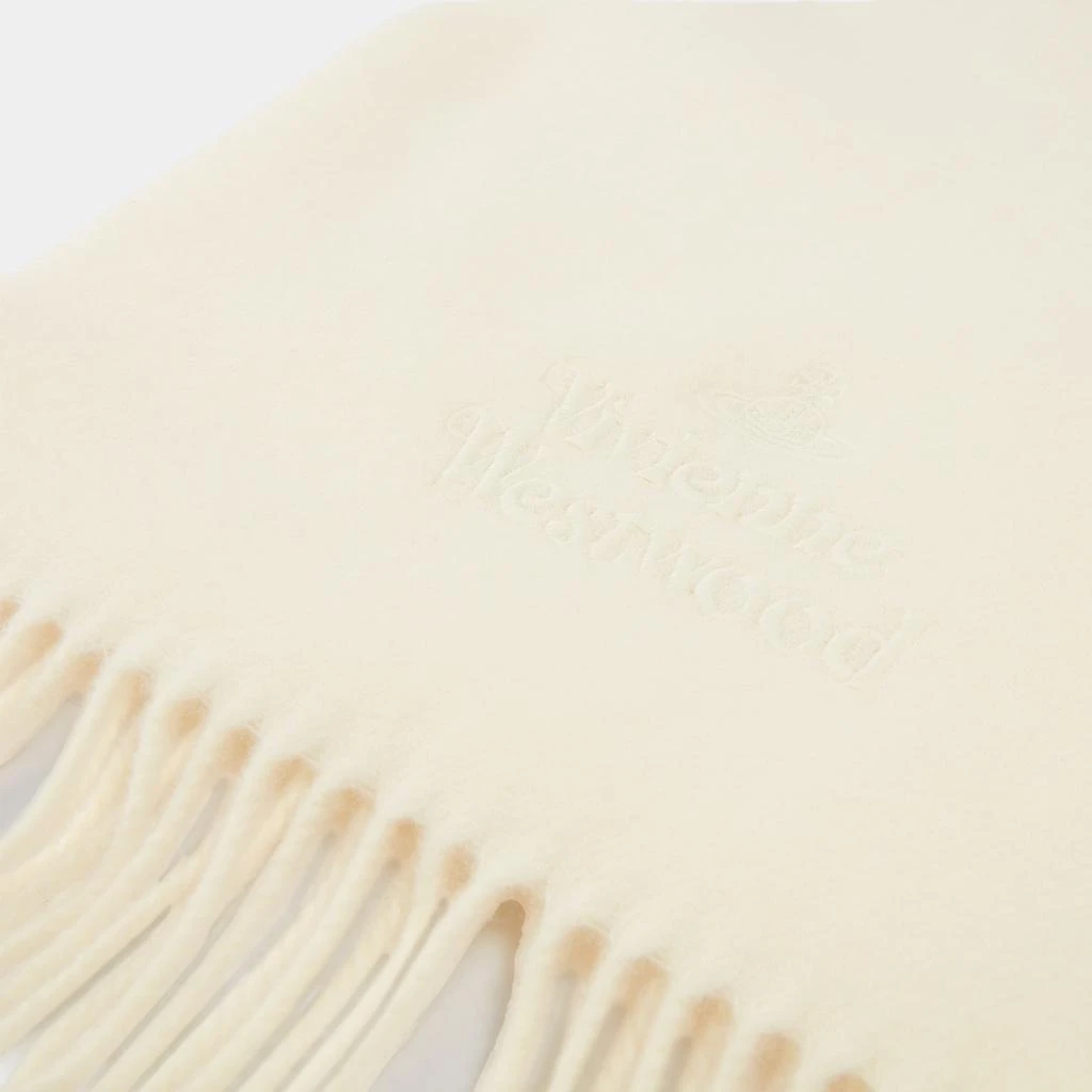 商品Vivienne Westwood|Vivienne Westwood Embroidered Wool Logo Scarf,价格¥993,第3张图片详细描述