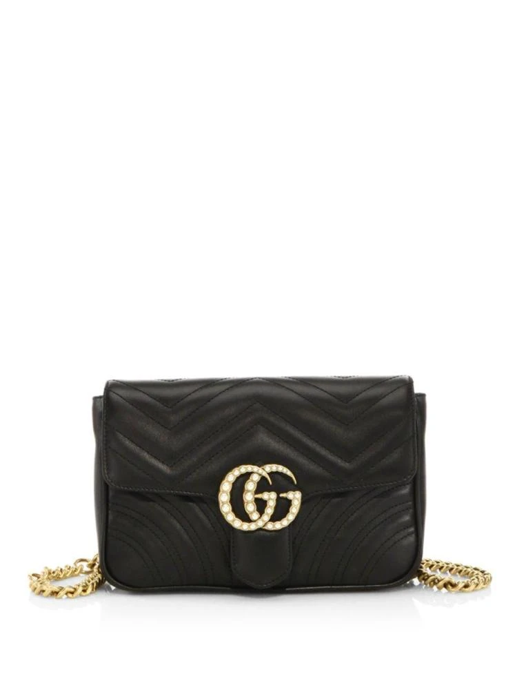 商品Gucci|GG Marmont Quilted Leather Chain Belt Bag,价格¥14034,第1张图片