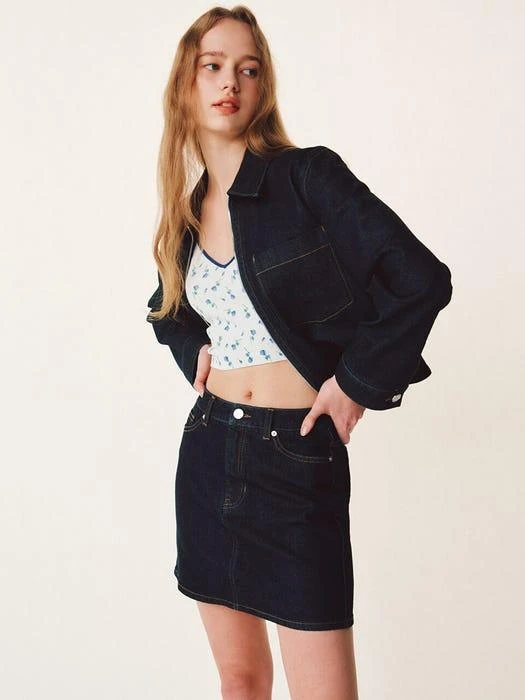 商品FRRW|Zip-up Denim Jacket,价格¥932,第3张图片详细描述