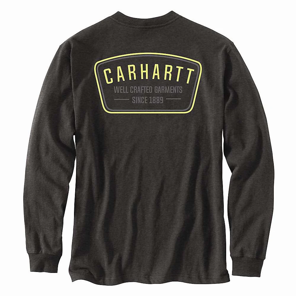 商品Carhartt|Carhartt Men's Relaxed Fit Heavyweight LS Pocket Crafted Graphic T-Shirt,价格¥158,第2张图片详细描述