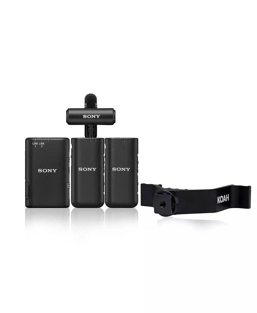 商品SONY|ECM-W3 2-Person Wireless Microphone System with Multi Interface Shoe with Two (2) ECM-LV1 Compact Stereo Lavalier Microphones bundle,价格¥2603,第1张图片