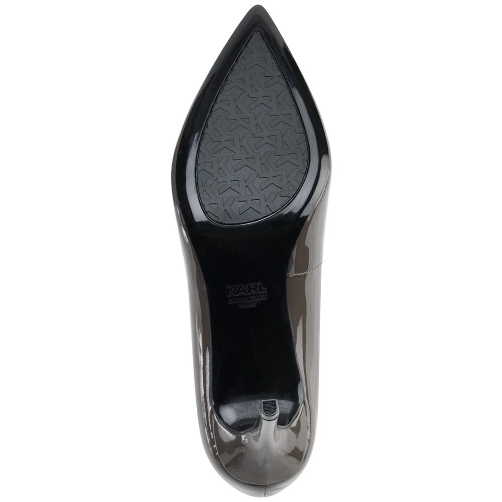 Women's Royale Pointed-Toe Patent Dress Pumps商品第5张图片规格展示