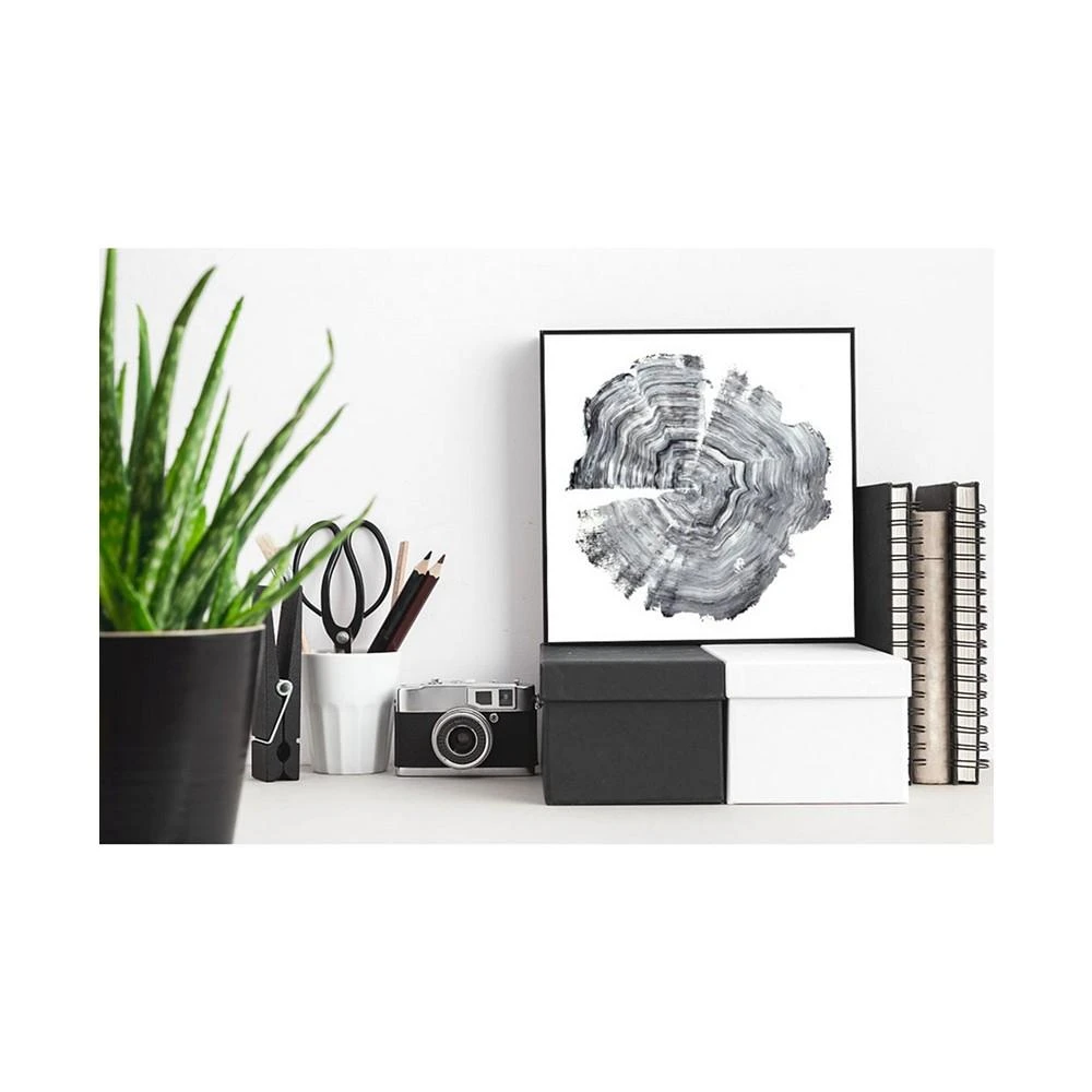 商品Giant Art|20" x 20" Tree Ring Abstract IV Art Block Framed Canvas,价格¥2143,第2张图片详细描述