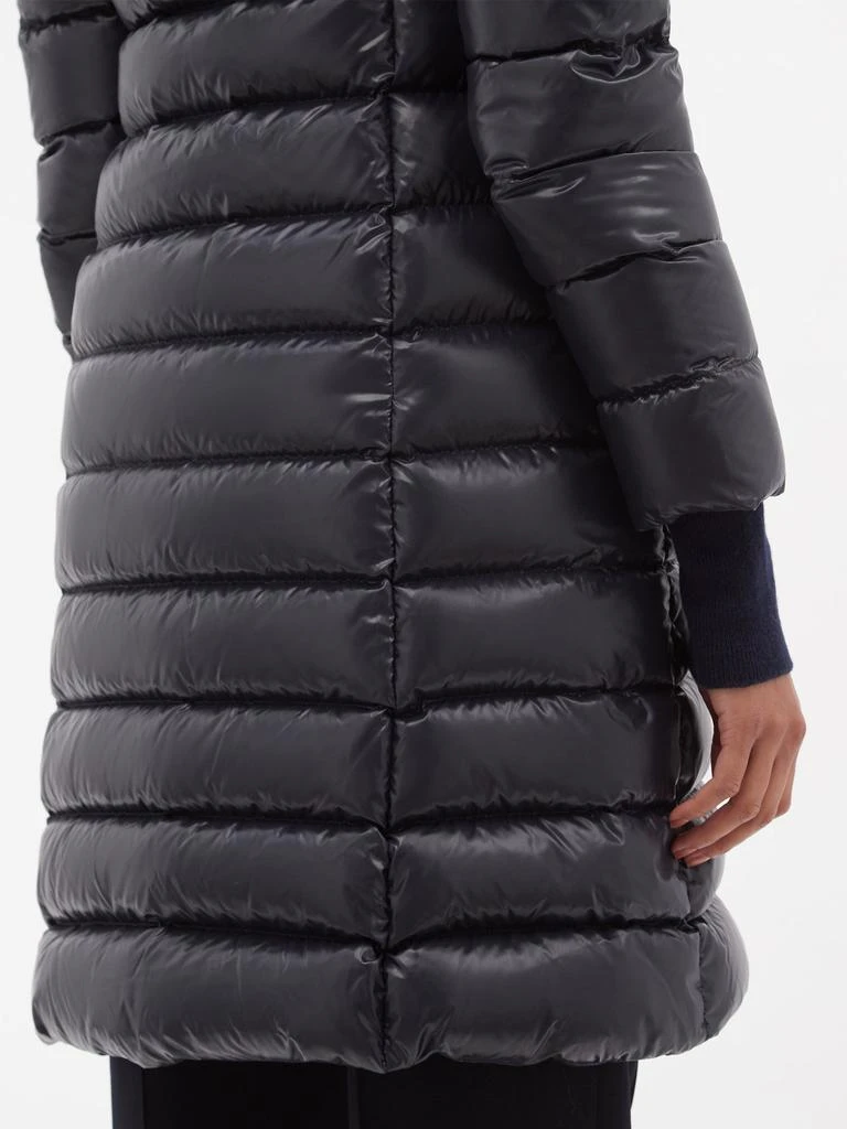 商品Moncler|Moka quilted-down hooded coat,价格¥10576,第4张图片详细描述