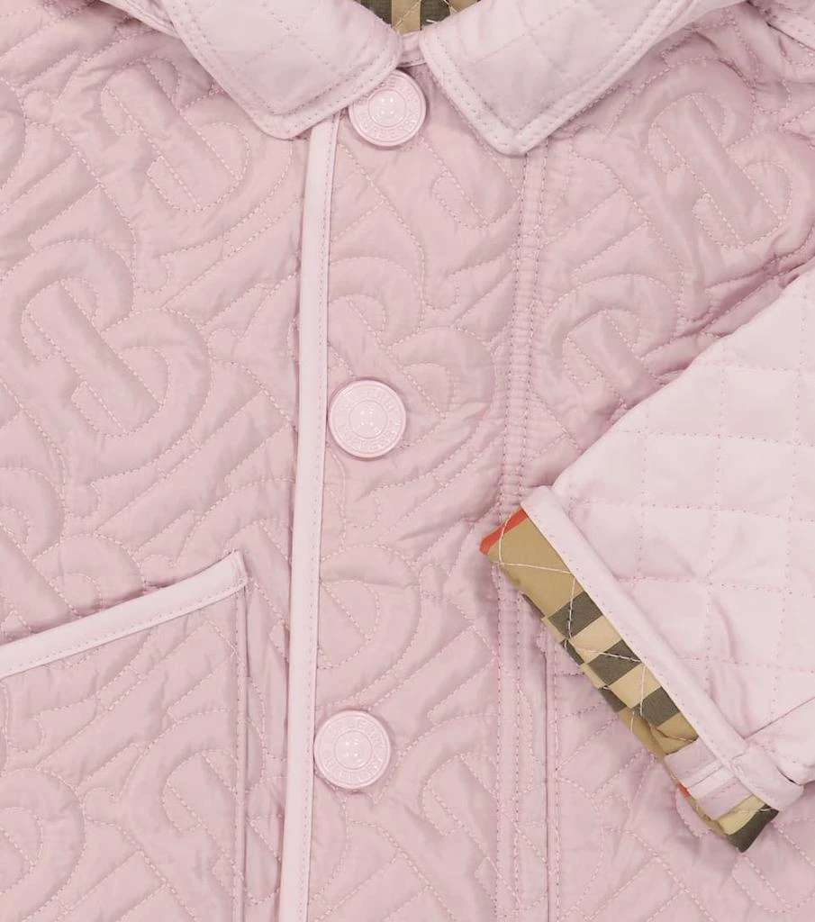 商品Burberry|Baby Monogram quilted jacket,价格¥2280,第3张图片详细描述