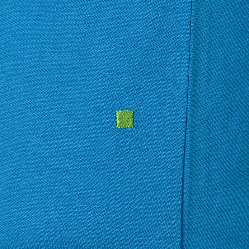 Hugo Boss 雨果博斯 男士宝蓝色纯色款棉质短袖T恤 TEE-181-6415-489 商品
