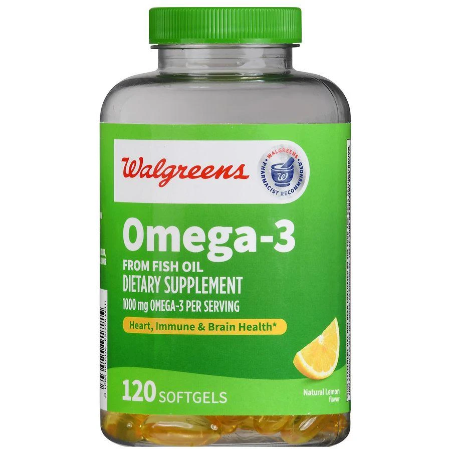 Omega-3 from Fish Oil Softgels Natural Lemon 商品