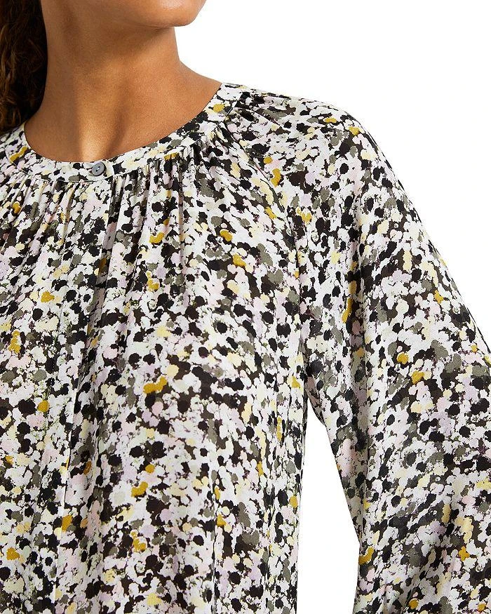 商品Theory|Romantic Printed Silk Blouse,价格¥684,第3张图片详细描述