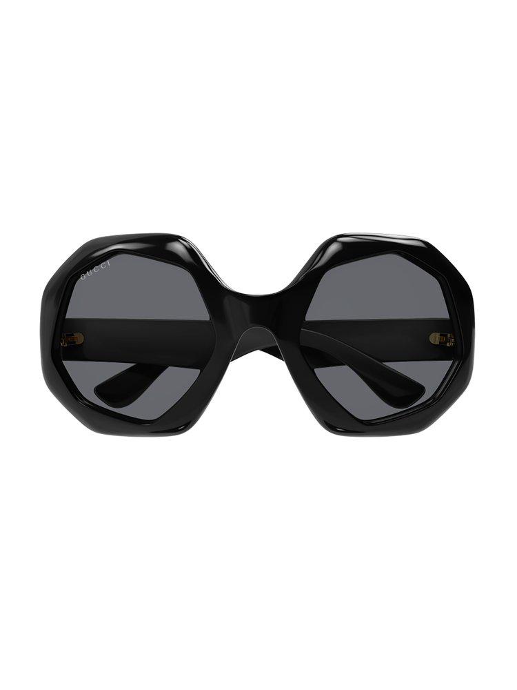 Gucci Eyewear Round Frame Sunglasses商品第1张图片规格展示