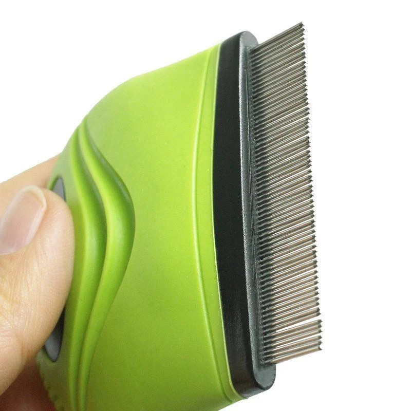 商品Pet Life|'Grazer' Handheld Travel Grooming Cat and Dog Flea and Tick Comb,价格¥86,第3张图片详细描述