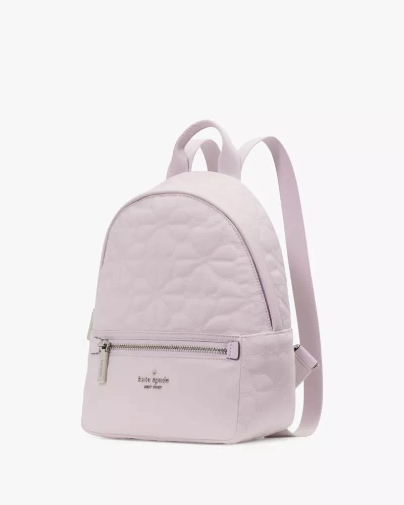 Spade Flower Quilted Fabric Small Backpack 商品