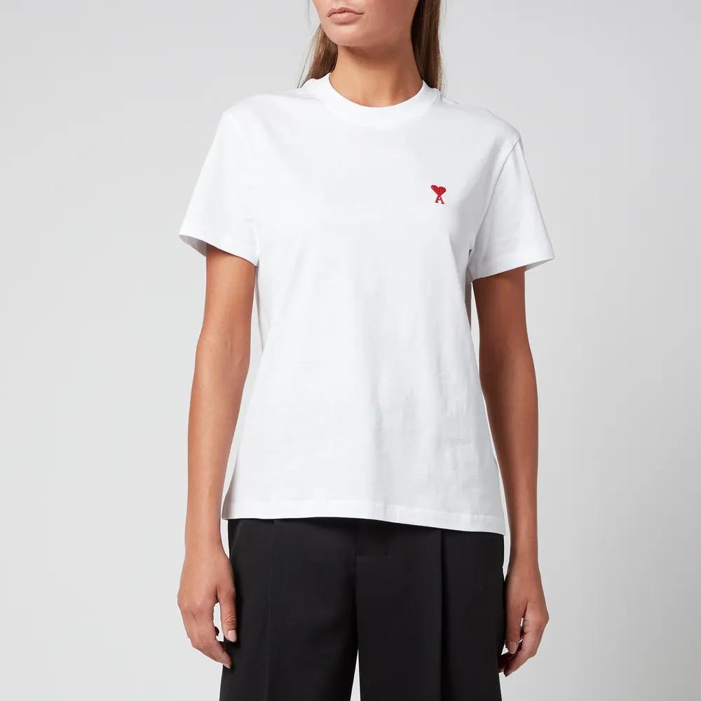 商品AMI|女式 De Coeur系列 T恤 白色,价格¥730,第1张图片