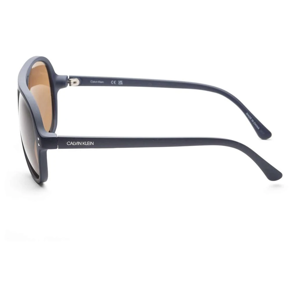 商品Calvin Klein|Calvin Klein Men's Blue Round Sunglasses,价格¥189,第2张图片详细描述