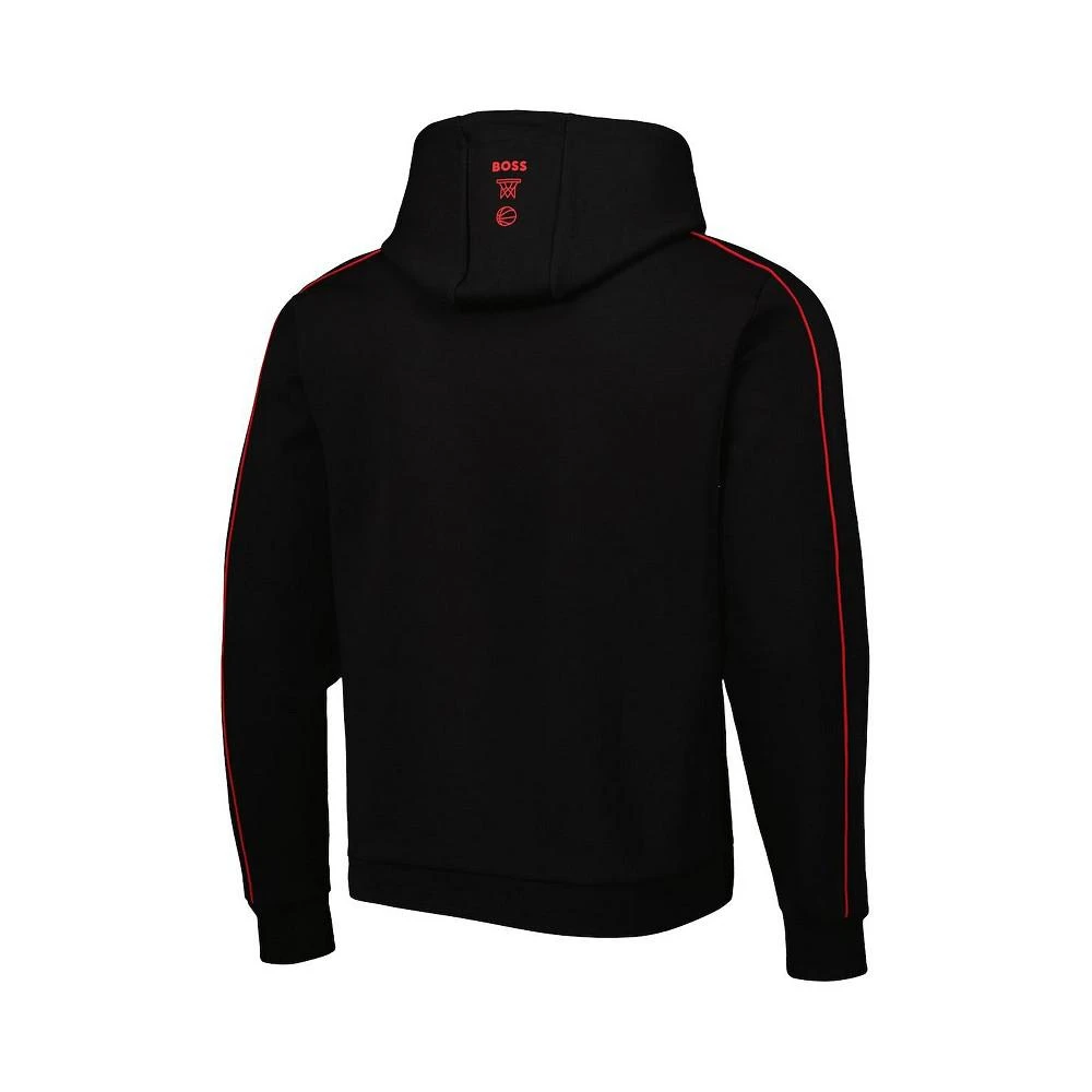 商品Hugo Boss|Men's NBA x Atlanta Hawks Team Bounce Tri-Blend Pullover Hoodie,价格¥1471,第4张图片详细描述