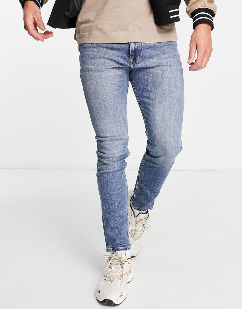 商品Tommy Hilfiger|Tommy Jeans Simon skinny fit jeans in mid wash,价格¥409,第1张图片