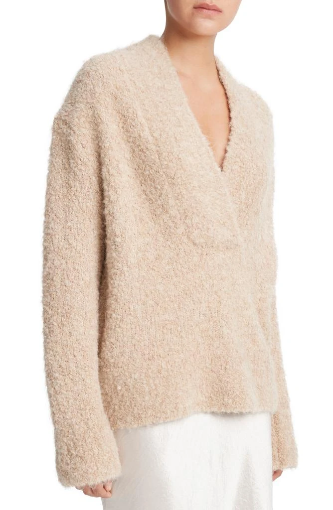 商品Vince|Crimped Shawl Wool Blend Bouclé Sweater,价格¥1275,第3张图片详细描述