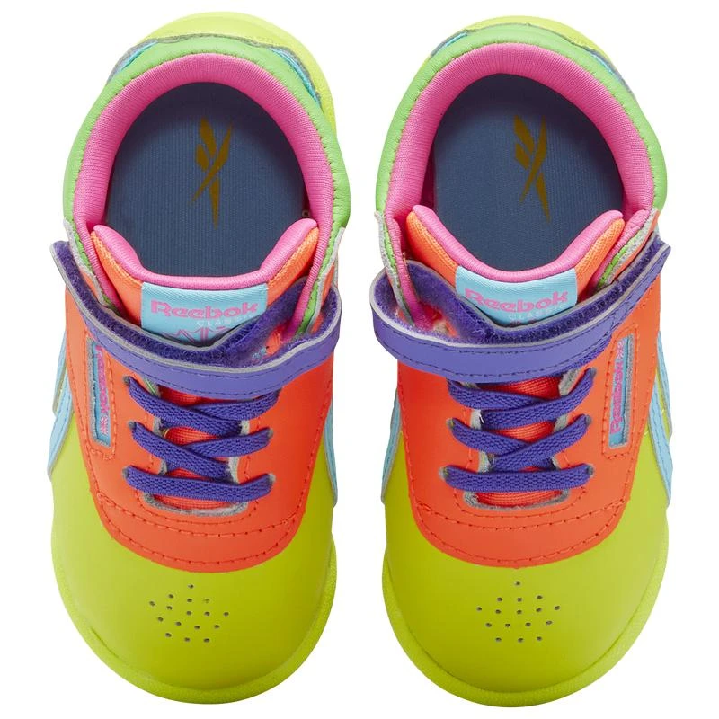 商品Reebok|Reebok Freestyle HI Brights - Girls' Toddler,价格¥272,第4张图片详细描述