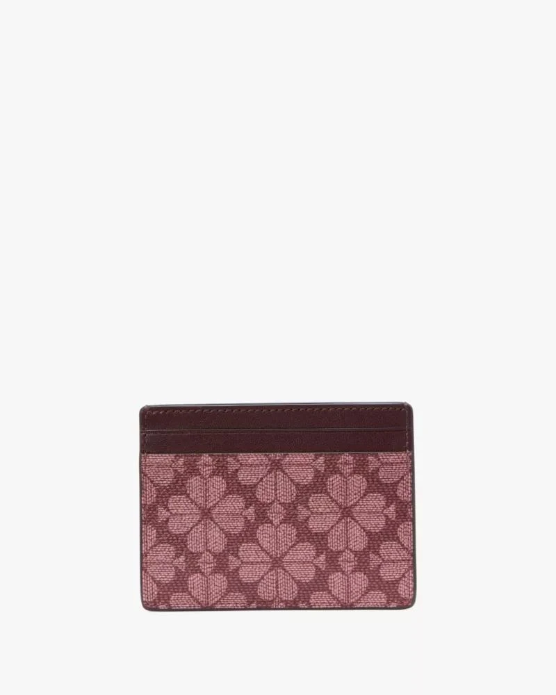 Signature Spade Flower Small Slim Card Holder 商品