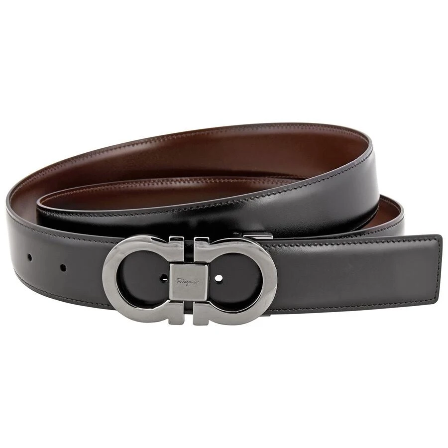 商品Salvatore Ferragamo|Reversible and Adjustable Gancini Belt,价格¥2343,第1张图片