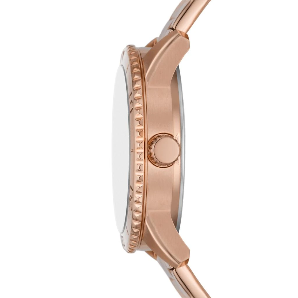 商品Fossil|Fossil Women's Dayle Three-Hand, Rose Gold-Tone Stainless Steel Watch,价格¥332,第3张图片详细描述