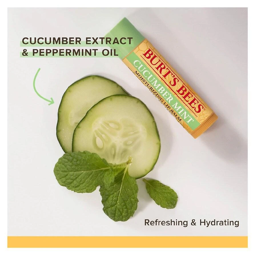 Moisturizing Lip Balm Pack Cucumber Mint with Beeswax 商品