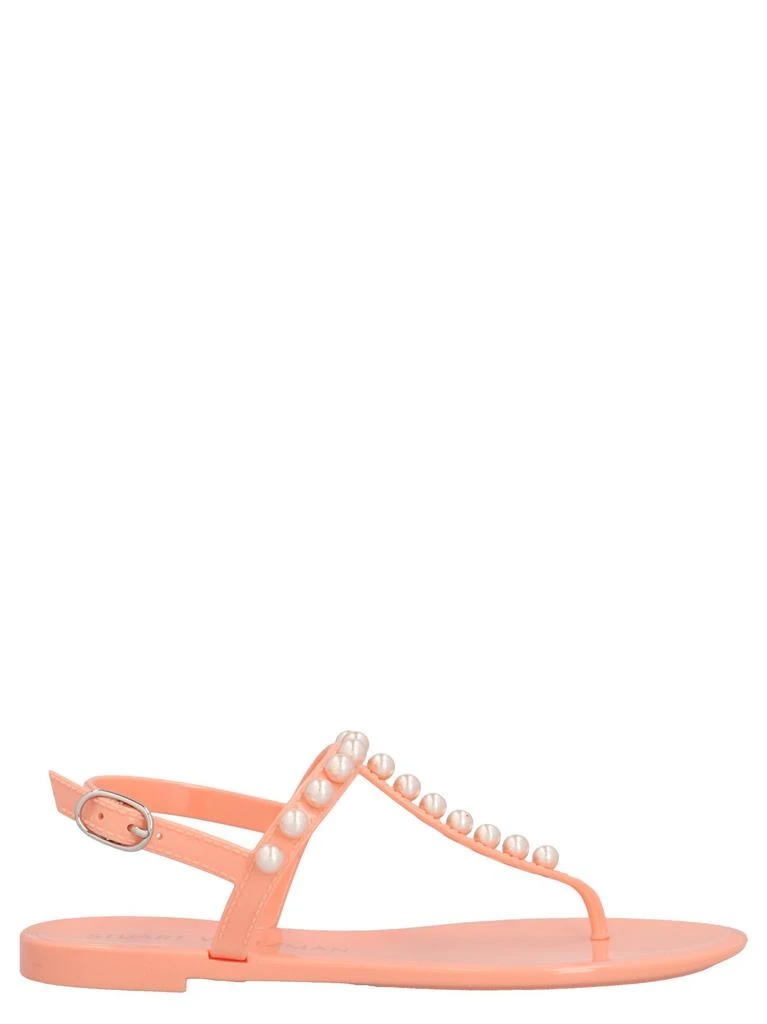 商品Stuart Weitzman|Beaded thong sandals,价格¥650,第1张图片